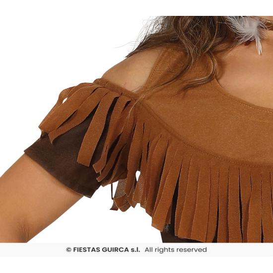 Disfraz de india para chica marrón