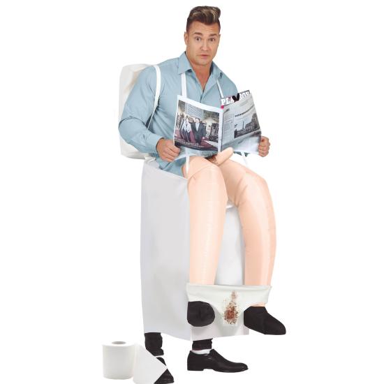 Disfraz de Inodoro para  adulto Disfraz de Inodoro para  adulto