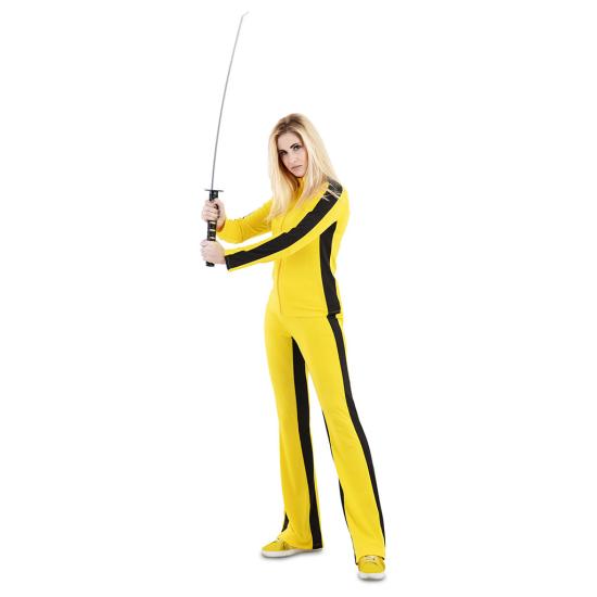Disfraz de Kill Bill para Mujer – Traje Amarillo de La Novia Tarantino