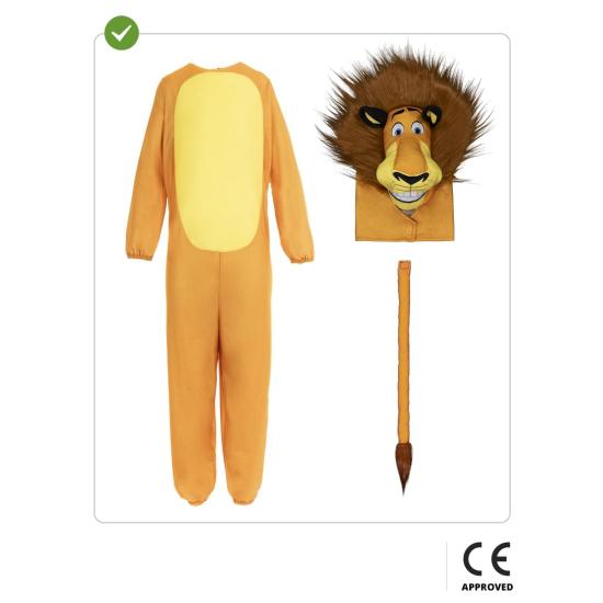 Disfraz de Madagascar Alex el León para niño