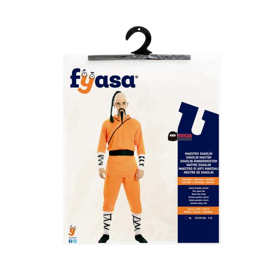 Disfraz de Maestro Shaolin para Hombre