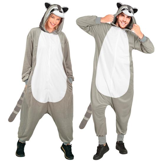 🦝 Disfraz de Mapache Adulto Unisex