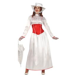 Disfraz de Mary Poppins largo para mujer