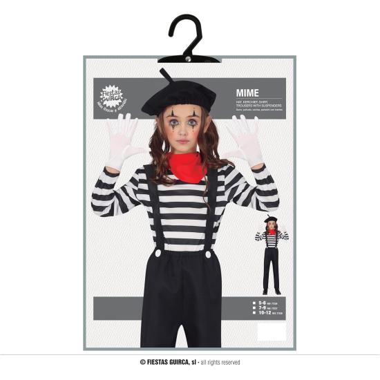 Disfraz de Mimo para Niña