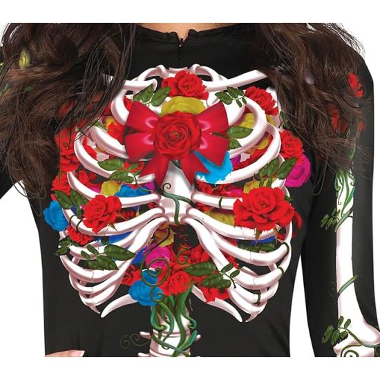 Disfraz de Mono Estampado Día de los Muertos para Mujer