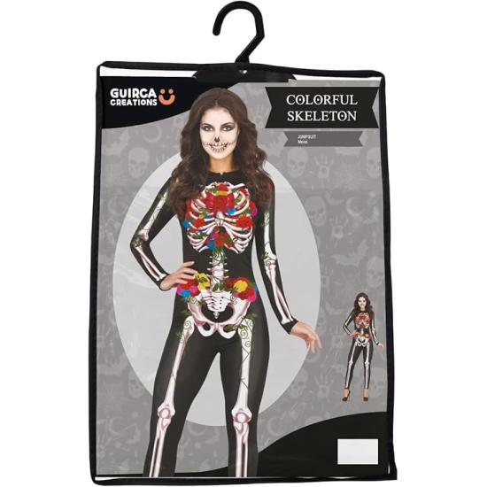 Disfraz de Mono Estampado Día de los Muertos para Mujer