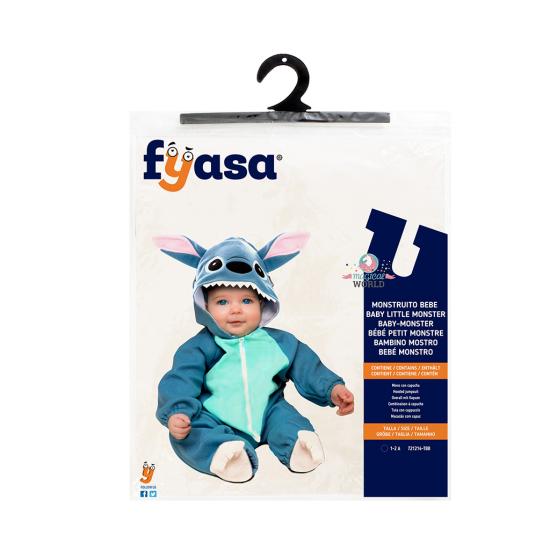 Disfraz de Monstruo Azul Stitch para Bebé