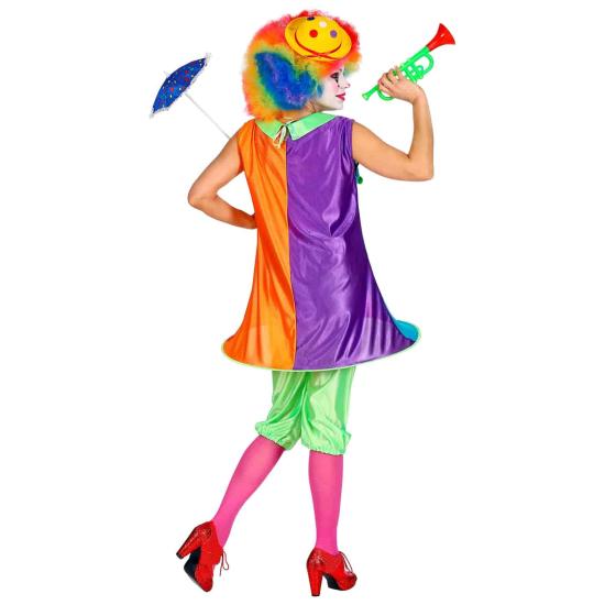 Disfraz de Payasa Alegre talla  Adulta