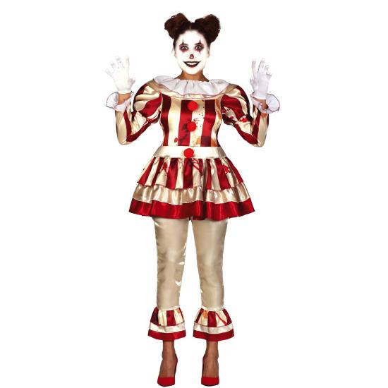 Disfraz de Payasa Asesina Clásica para Mujer Disfraz de Payasa Asesina Clásica para Mujer