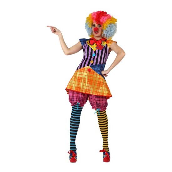 Amarillo # Mujer adulta más nueva Disfraz de payaso de circo Mujer traviesa  Disfraz de fantasía Carnaval Halloween Etapa Baile Vestir uniforme
