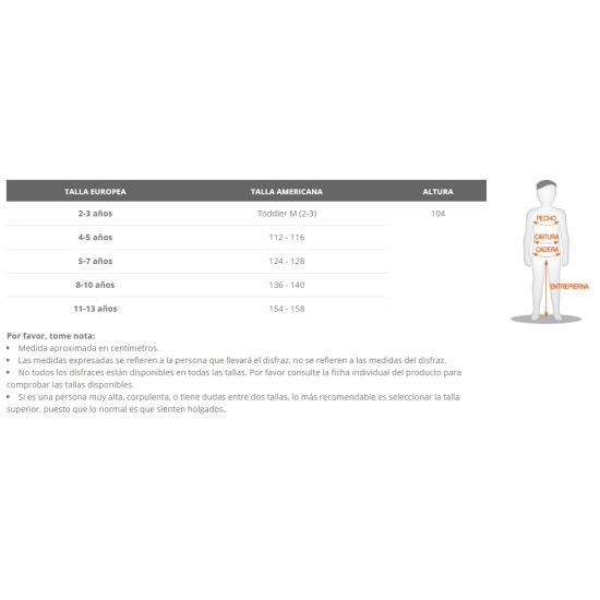 Disfraz Pepito Grillo Pinocho talla Infantil