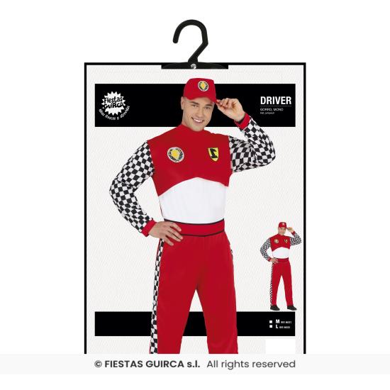Disfraz de Piloto de Fórmula 1 Ferrari para Adultos