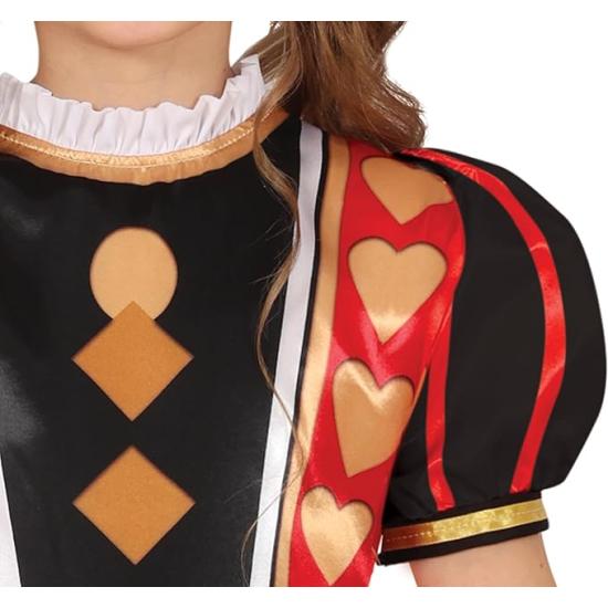 Disfraz de Reina de Corazones para Niña – Reina de los Cuentos