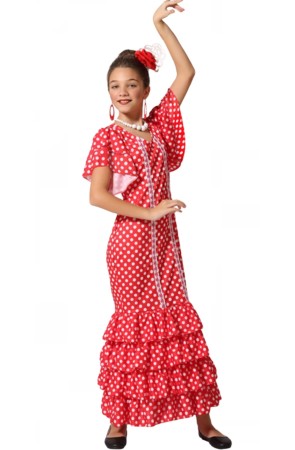 Disfraz de Sevillana Flamenca para niñas