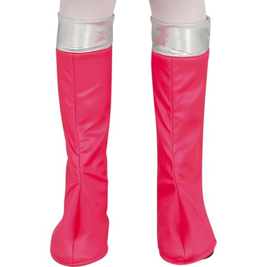 Disfraz de Super Heroína Rosa Niña **