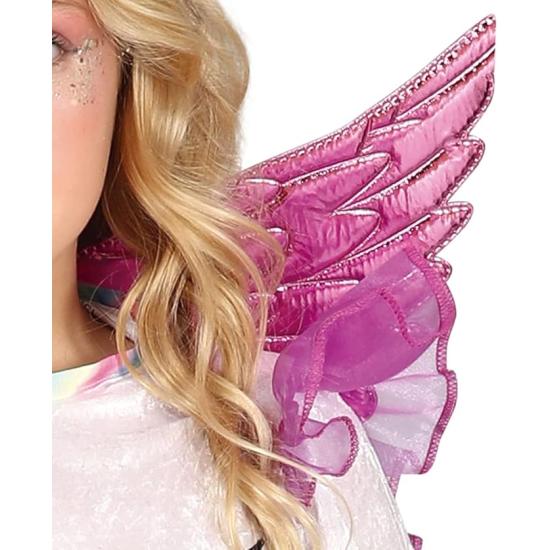 Disfraz de Unicornio Arco Iris con Alas para Niña