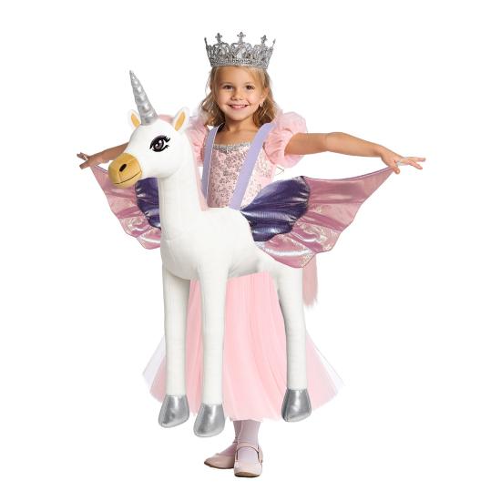 Disfraz de Unicornio infantil con Muñeco y Vestido talla 7-9 años