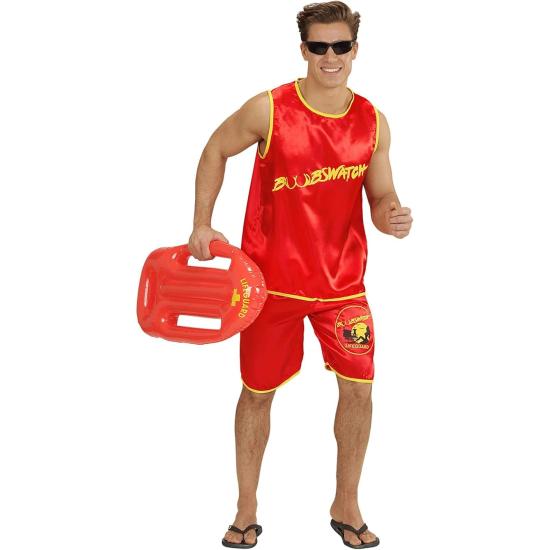 Disfraz de Vigilante de la Playa Novato Obserbador de Tetas  para hombre