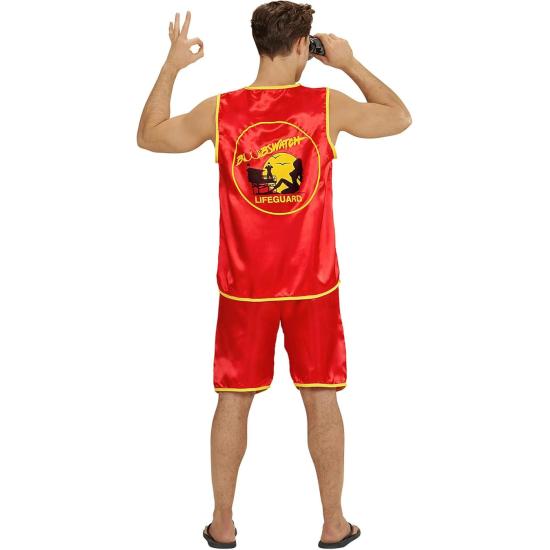 Disfraz de Vigilante de la Playa Novato Obserbador de Tetas  para hombre