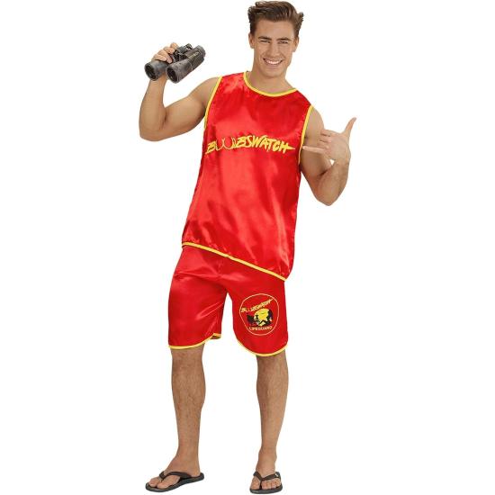 Disfraz de Vigilante de la Playa Novato Obserbador de Tetas  para hombre