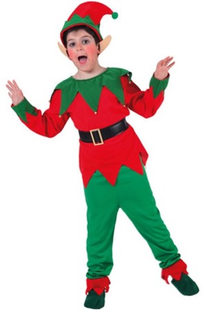 Disfraz Elfo de Navidad talla Infantil