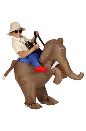Disfraz Explorador sobre Elefante infantil
