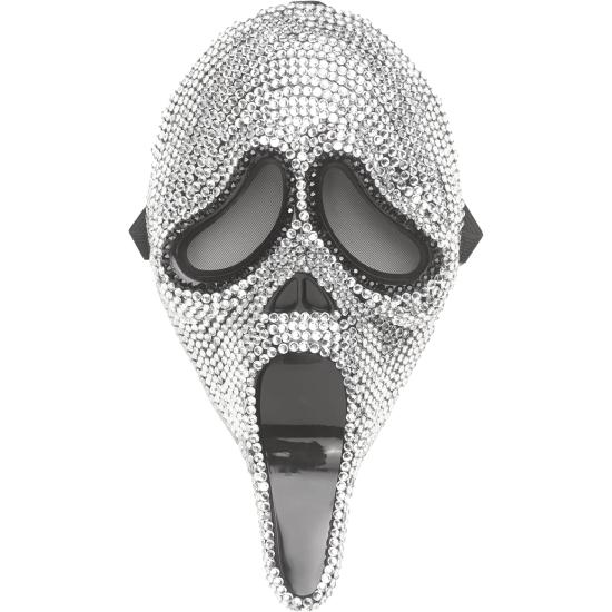 Disfraz Ghost Face Bling Mujer – Terror Brillante y Estilo Deslumbrante Disfraz Ghost Face Bling Mujer – Terror Brillante y Estilo Deslumbrante