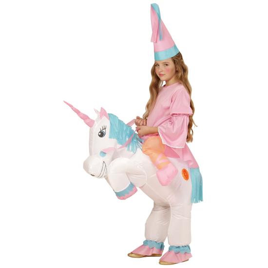 Disfraz Hada con Unicornio Hinchable Talla única