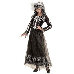 Disfraz Halloween Dama Esqueleto. adulta