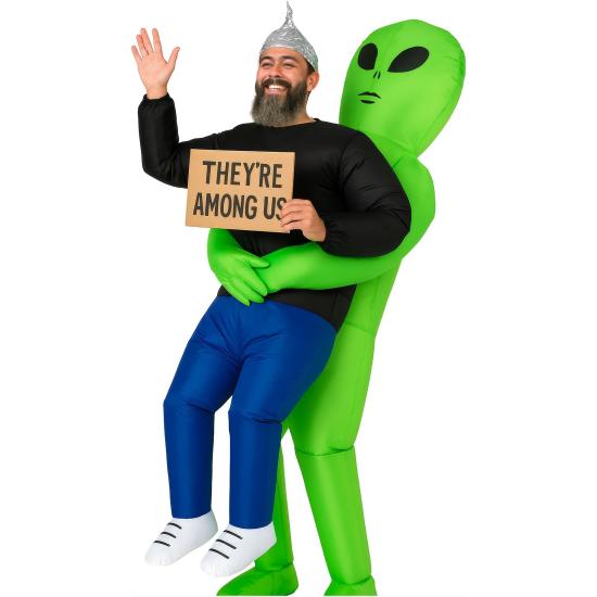 Disfraz Hinchable Alien Secuestrador – Traje con Ventilador