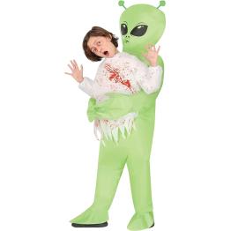 Disfraz Hinchable de Abducido por un Extraterrestre para Niños