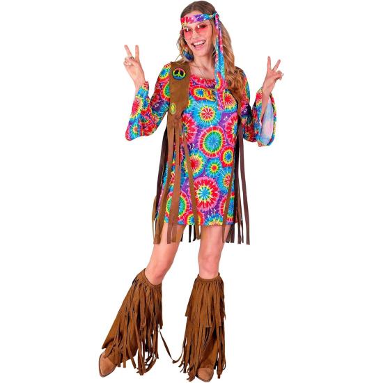 Disfraz Hippie Divertida para mujer