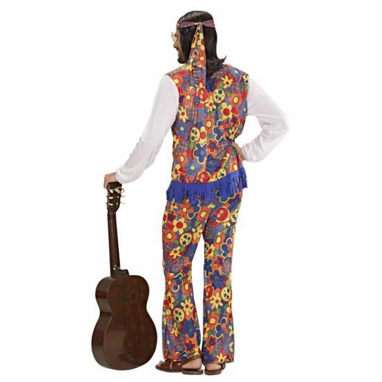 Disfraz Hombre Hippie Flor.para Adulto