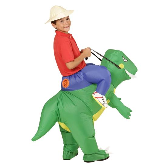 Disfraz infantil Explorador con Dinosaurio Hinchable