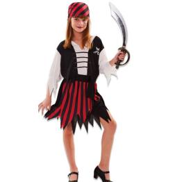 Disfraz infantil Gran Pirata niña