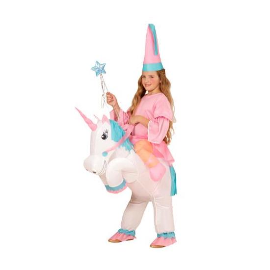 Disfraz Hada con Unicornio Hinchable Talla única