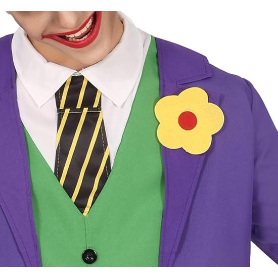 Disfraz Joker para adulto – Gabardina, Chaleco, Corbata y Camisa