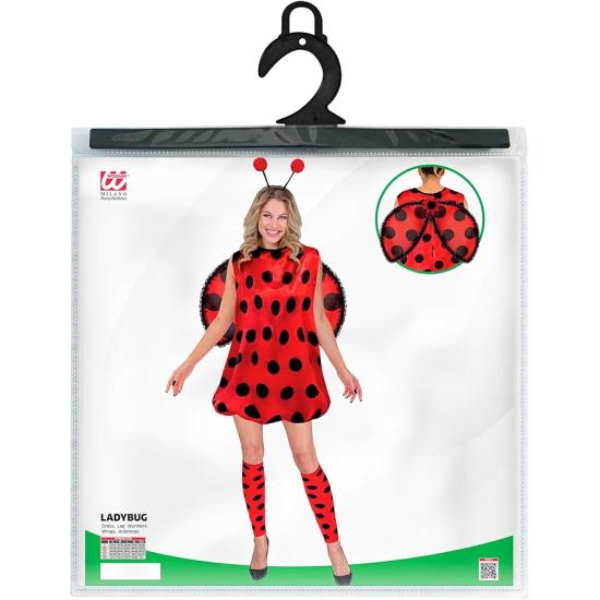 Disfraz mariquita, disfraz de animal para carnaval, fiestas tematicas adulta