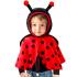 Disfraz Mariquita Peluche (Poncho con Capucha) para Bebé