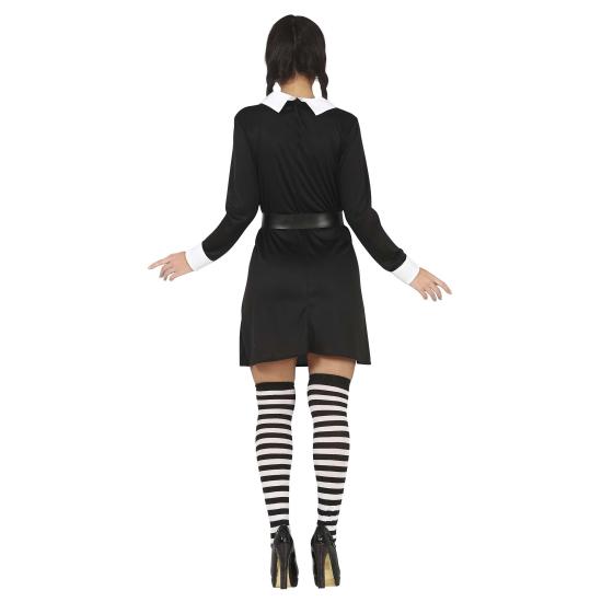 Disfraz Miercoles Addams económico adulta