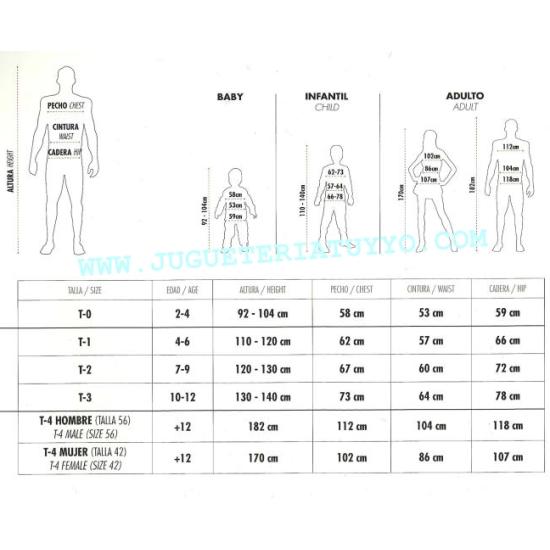 Disfraz adulto Monja Boom talla 42