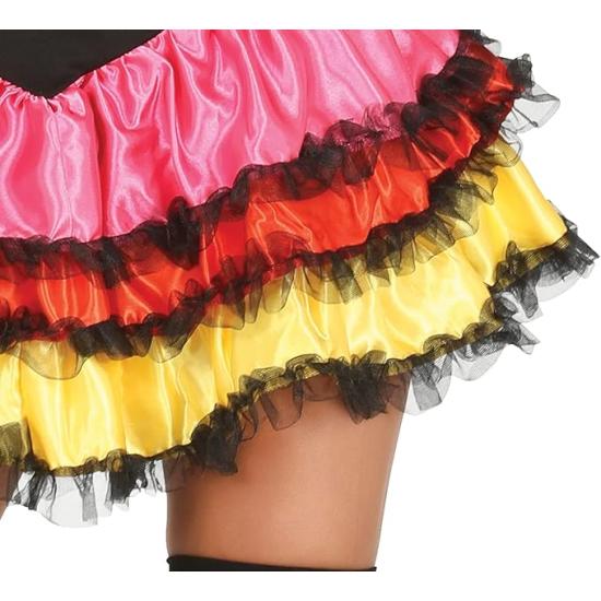 Disfraz Mujer Catrina Sexy Colorida Lady Muerte Mexicana