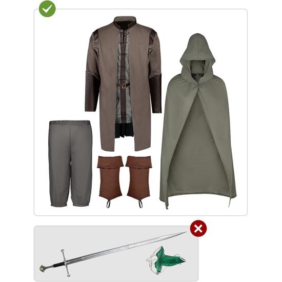 Disfraz Oficial de Aragorn - El Señor de los Anillos para Hombre