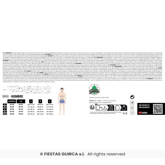 Disfraz Pastor Hebreo Azul para adultos