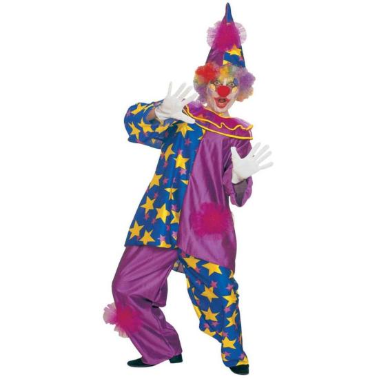 Disfraz Payaso Estrellado para Adulto
