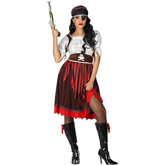 Disfraz Pirata Calavera Mujer chica Disfraz Pirata Calavera Mujer chica