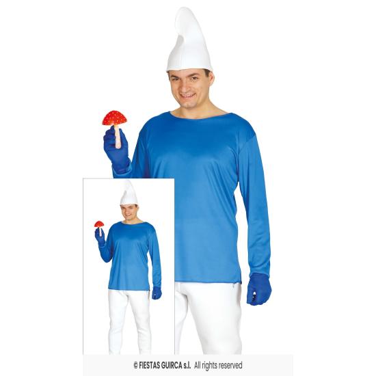 Disfraz Pitufo Enaníto Azul adulto