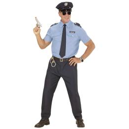 Disfraz Policía Manga Corta para Hombre
