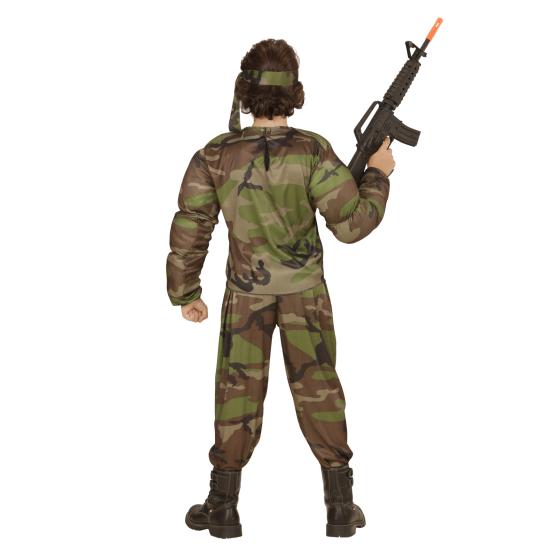 Disfraz Soldado Rambo Musculoso niño Disfraz Soldado Rambo Musculoso niño