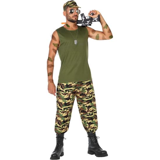 Disfraz Soldado Rudo para adultos Disfraz Soldado Rudo para adultos